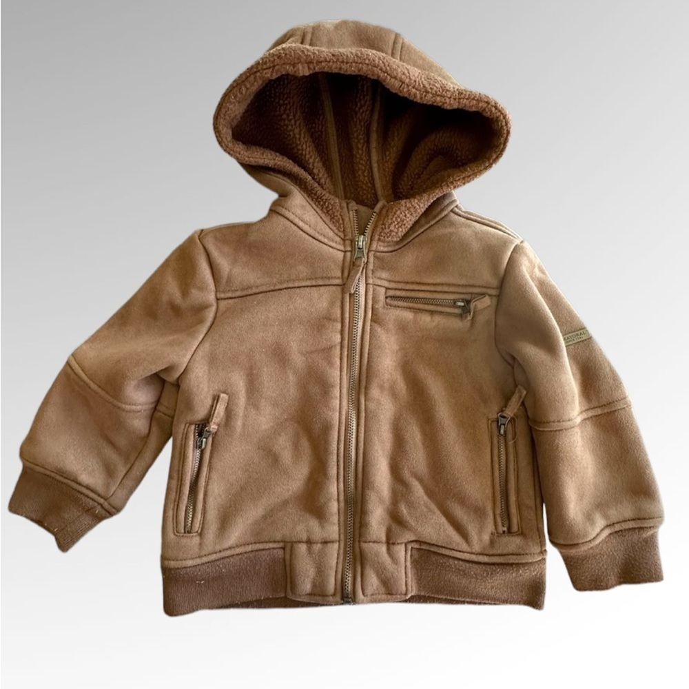 Mayoral Original Design Boys T2 Suede Look Hoodie bomber Jacket